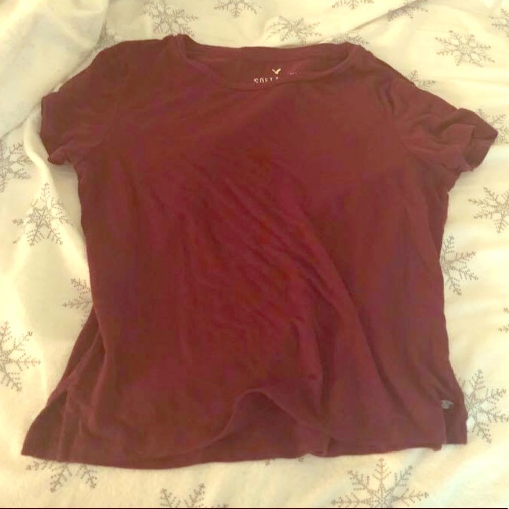 Maroon soft and sexy crop top
